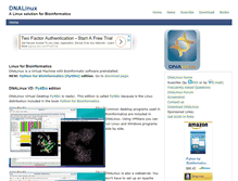 Tablet Screenshot of dnalinux.com